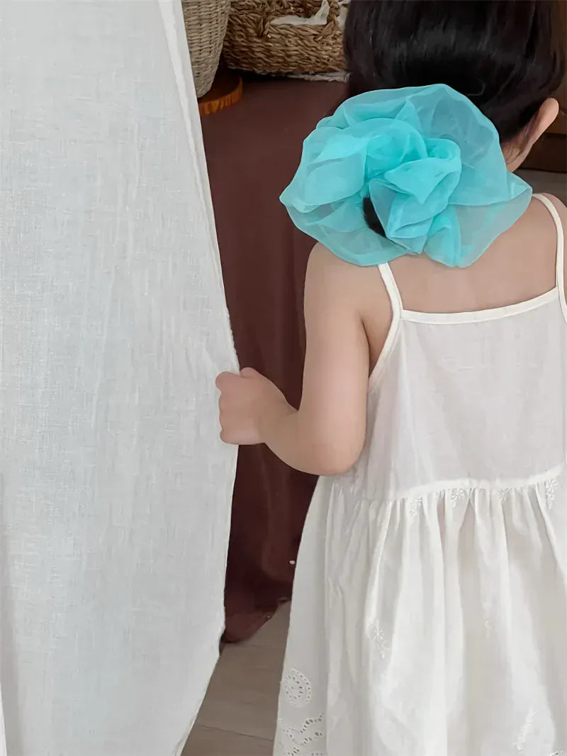 ノースリーブワンピース キッズワンピース スカラップレース刺繍キャミソールワンピース【mh0008910】