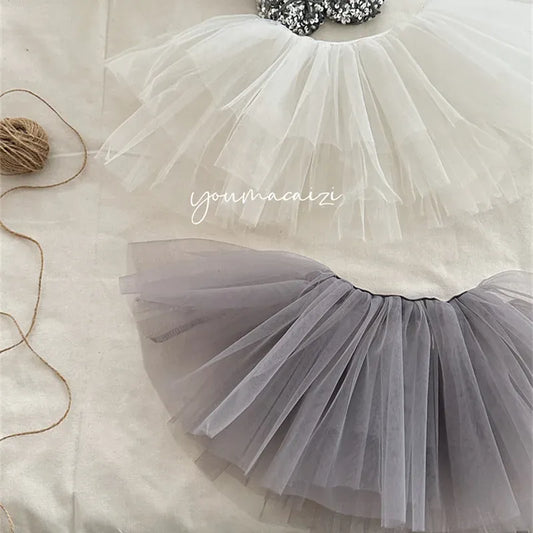 スカート キッズスカート チュチュチュールバレリーナスカート【mh0008934】