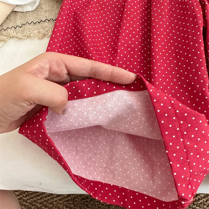 ロングパンツ・スウェットパンツ ドットプリントタックワイドパンツ【mh0011253】