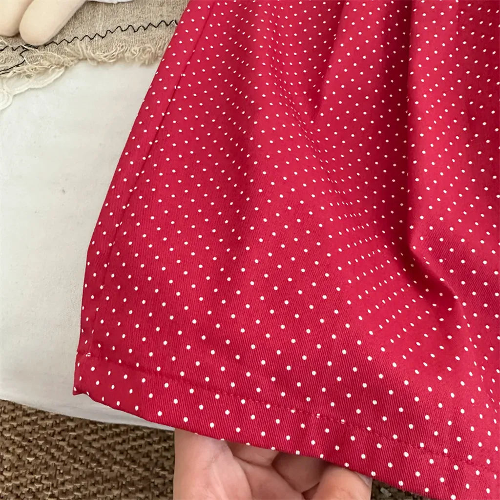 ロングパンツ・スウェットパンツ ドットプリントタックワイドパンツ【mh0011253】