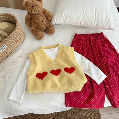 ロングパンツ・スウェットパンツ ドットプリントタックワイドパンツ【mh0011253】