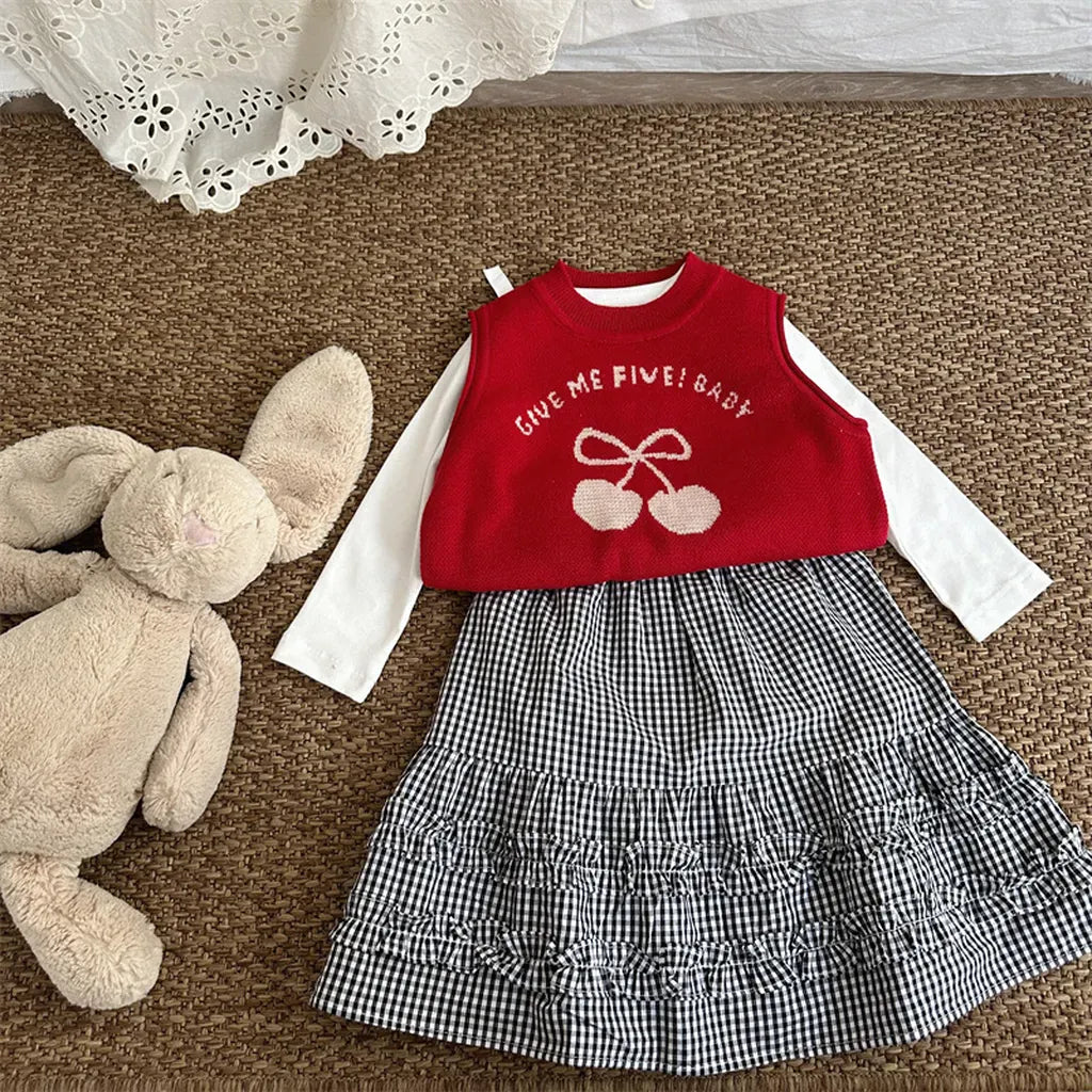 スカート ギンガムチェックフリルティアードスカート【mh0011258】