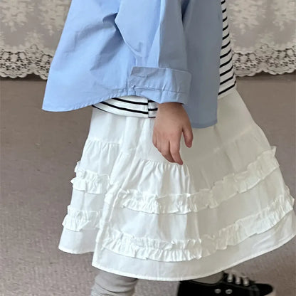 スカート ギンガムチェックフリルティアードスカート【mh0011258】