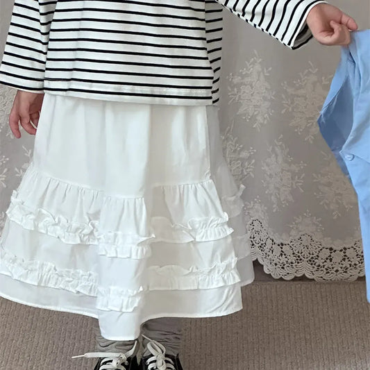 スカート ギンガムチェックフリルティアードスカート【mh0011258】