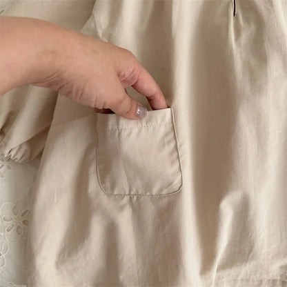 長袖ワンピース セーラーカラー長袖ワンピース【mh0011261】