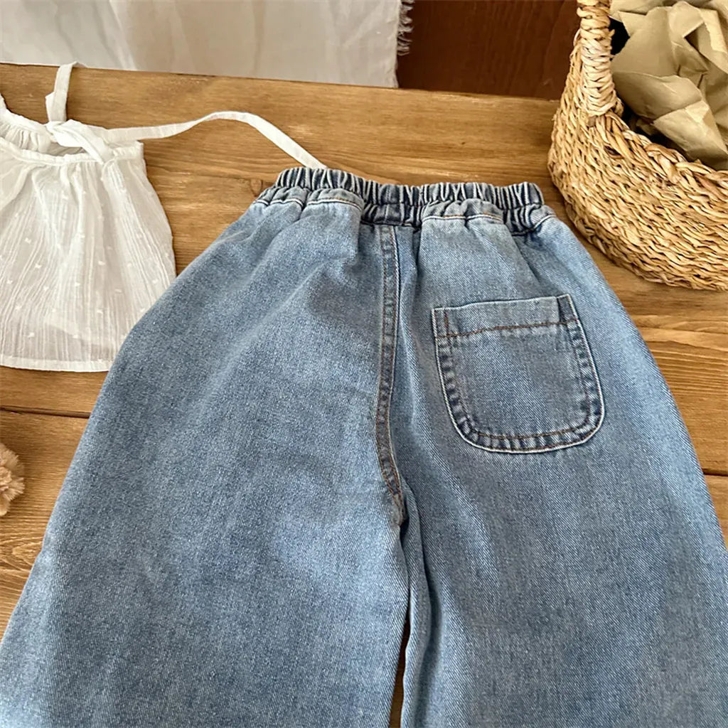 デニムパンツ センターラインデニムワイドパンツ【mh0011263】