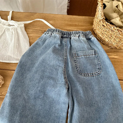 デニムパンツ センターラインデニムワイドパンツ【mh0011263】