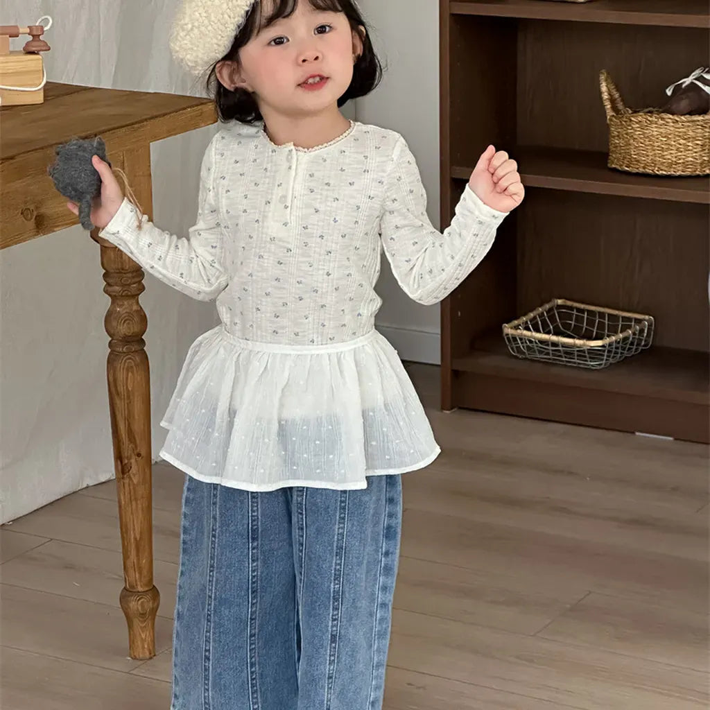 デニムパンツ センターラインデニムワイドパンツ【mh0011263】