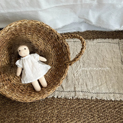 ニット・セーター ビッグハート刺繍クルーネックニット【mh0011265】