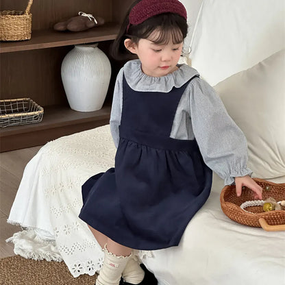 長袖シャツ・ブラウス ギンガムチェックフリル襟長袖ブラウス【mh0011270】