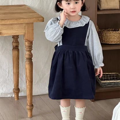 長袖シャツ・ブラウス ギンガムチェックフリル襟長袖ブラウス【mh0011270】