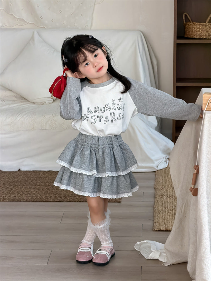 長袖Tシャツ Raglan Sleeve Printed T-Shirt ラグラン プリントTシャツ【mh0012191】