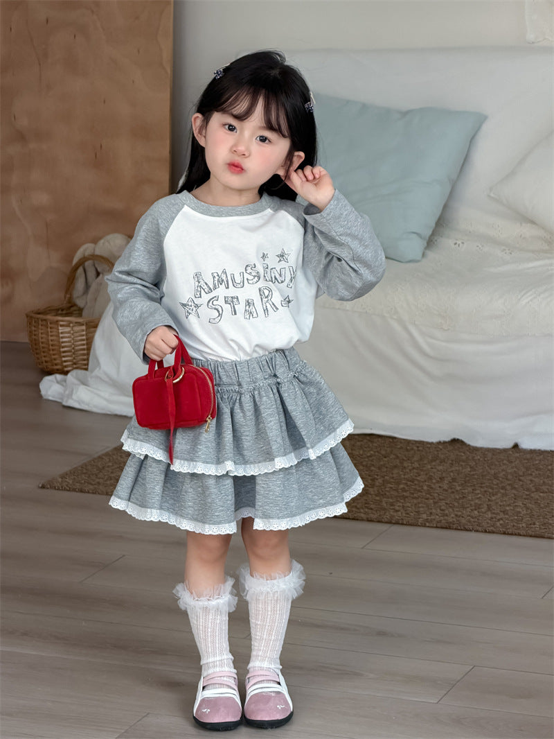 長袖Tシャツ Raglan Sleeve Printed T-Shirt ラグラン プリントTシャツ【mh0012191】