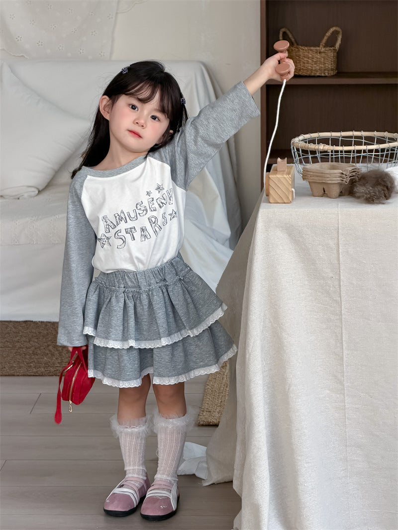 長袖Tシャツ Raglan Sleeve Printed T-Shirt ラグラン プリントTシャツ【mh0012191】