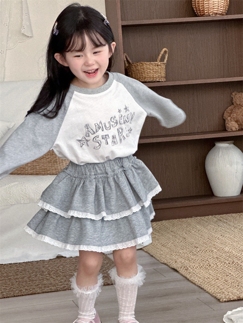 長袖Tシャツ Raglan Sleeve Printed T-Shirt ラグラン プリントTシャツ【mh0012191】