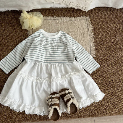 長袖Tシャツ シンプルボーダー長袖Tシャツ【mh0011262】