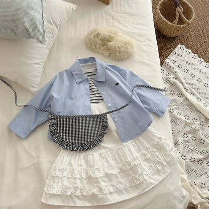 長袖Tシャツ シンプルボーダー長袖Tシャツ【mh0011262】