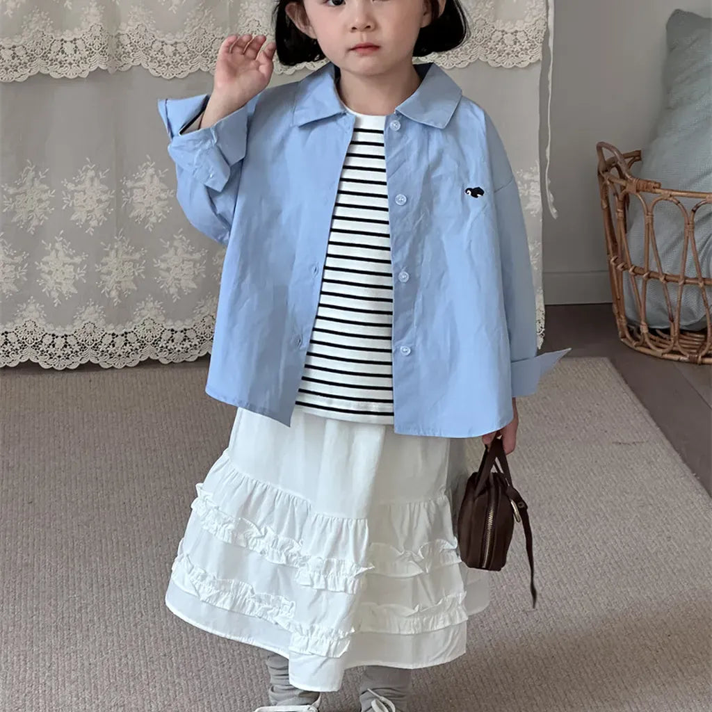 長袖Tシャツ シンプルボーダー長袖Tシャツ【mh0011262】