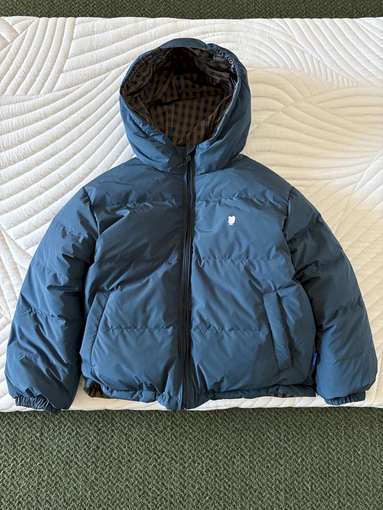 ショートコート・ジャケット・ジャンパー Blue / 110cm yummy&rocky | Fluffy Hooded Mula Duck Down Jacket フーデッド ダックダウン ジャケット【mh0020043】