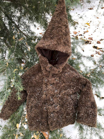 ショートコート・ジャケット・ジャンパー Coffee / 110cm yummy&rocky | Thinsulate Thickened Windproof Fur Jacket 3Mシンサレート エコファー ジャケット【mh0020042】