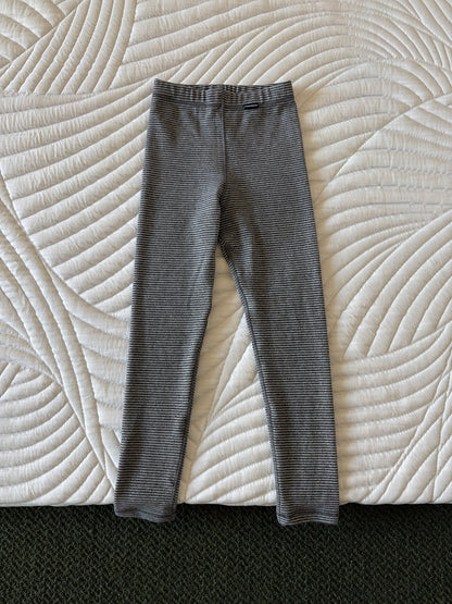 レギンスパンツ Dark Gray / 110cm yummy&rocky | Antibacterial Striped Stretch Leggings 抗菌 防寒 配色ボーダー レギンス【mh0020064】