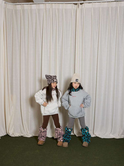 トレーナー・フーディ yummy&rocky | 3D Leopard Print Splicing Hoodie レオパード柄 裏起毛 フーディー【mh0020059】