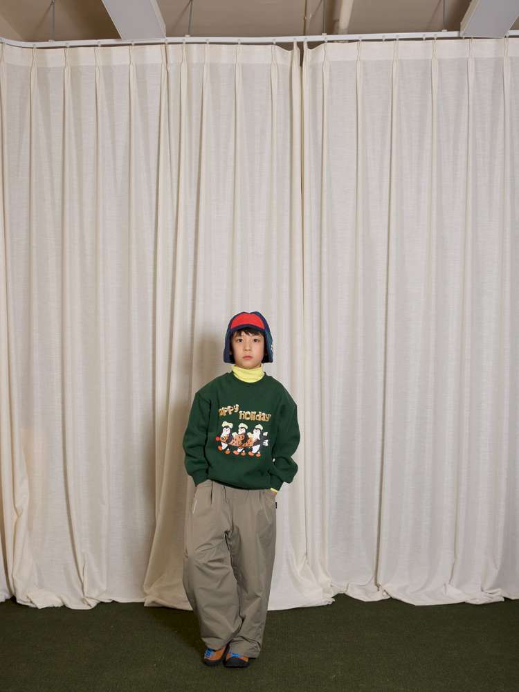 トレーナー・フーディ yummy&rocky | 3D Penguin Luminous Plush Hoodie ペンギン 蓄光プリント 裏起毛 スウェット【mh0020060】