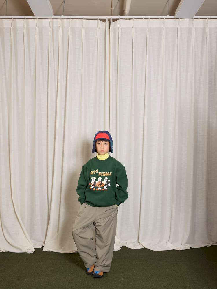 トレーナー・フーディ yummy&rocky | 3D Penguin Luminous Plush Hoodie ペンギン 蓄光プリント 裏起毛 スウェット【mh0020060】