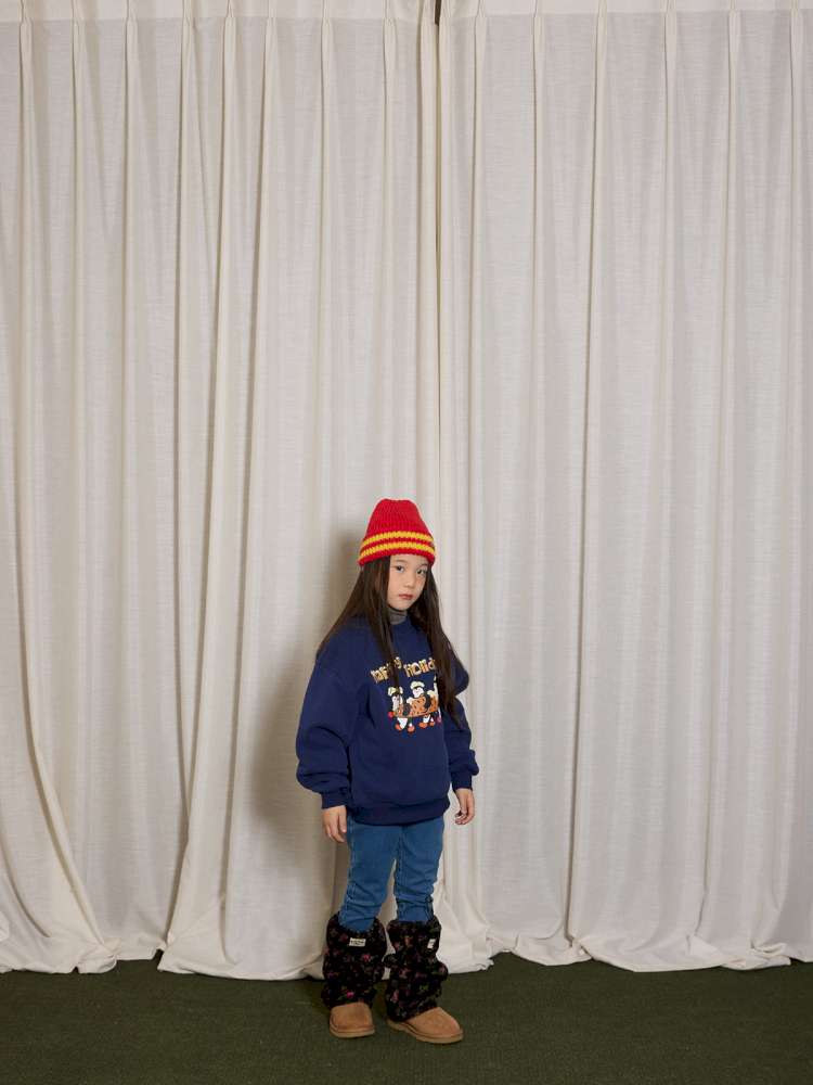 トレーナー・フーディ yummy&rocky | 3D Penguin Luminous Plush Hoodie ペンギン 蓄光プリント 裏起毛 スウェット【mh0020060】