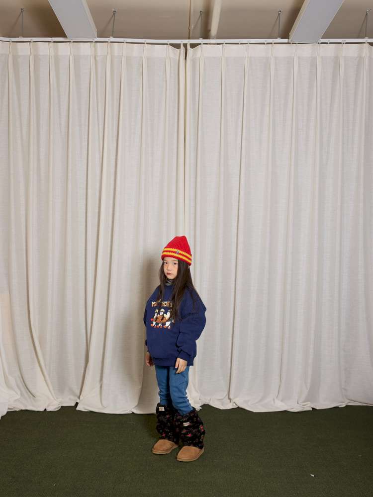 トレーナー・フーディ yummy&rocky | 3D Penguin Luminous Plush Hoodie ペンギン 蓄光プリント 裏起毛 スウェット【mh0020060】