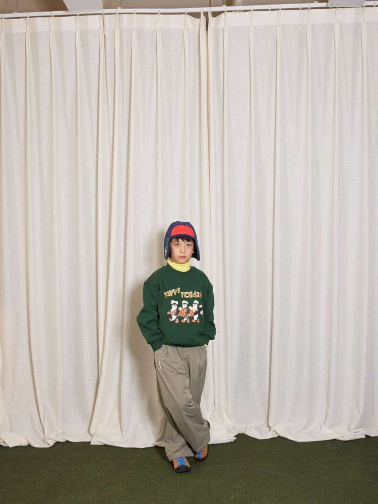 トレーナー・フーディ yummy&rocky | 3D Penguin Luminous Plush Hoodie ペンギン 蓄光プリント 裏起毛 スウェット【mh0020060】