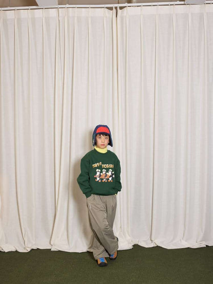 トレーナー・フーディ yummy&rocky | 3D Penguin Luminous Plush Hoodie ペンギン 蓄光プリント 裏起毛 スウェット【mh0020060】