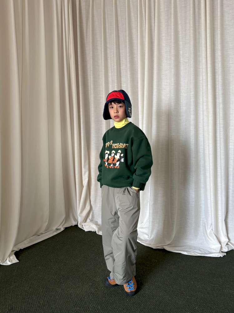 トレーナー・フーディ yummy&rocky | 3D Penguin Luminous Plush Hoodie ペンギン 蓄光プリント 裏起毛 スウェット【mh0020060】