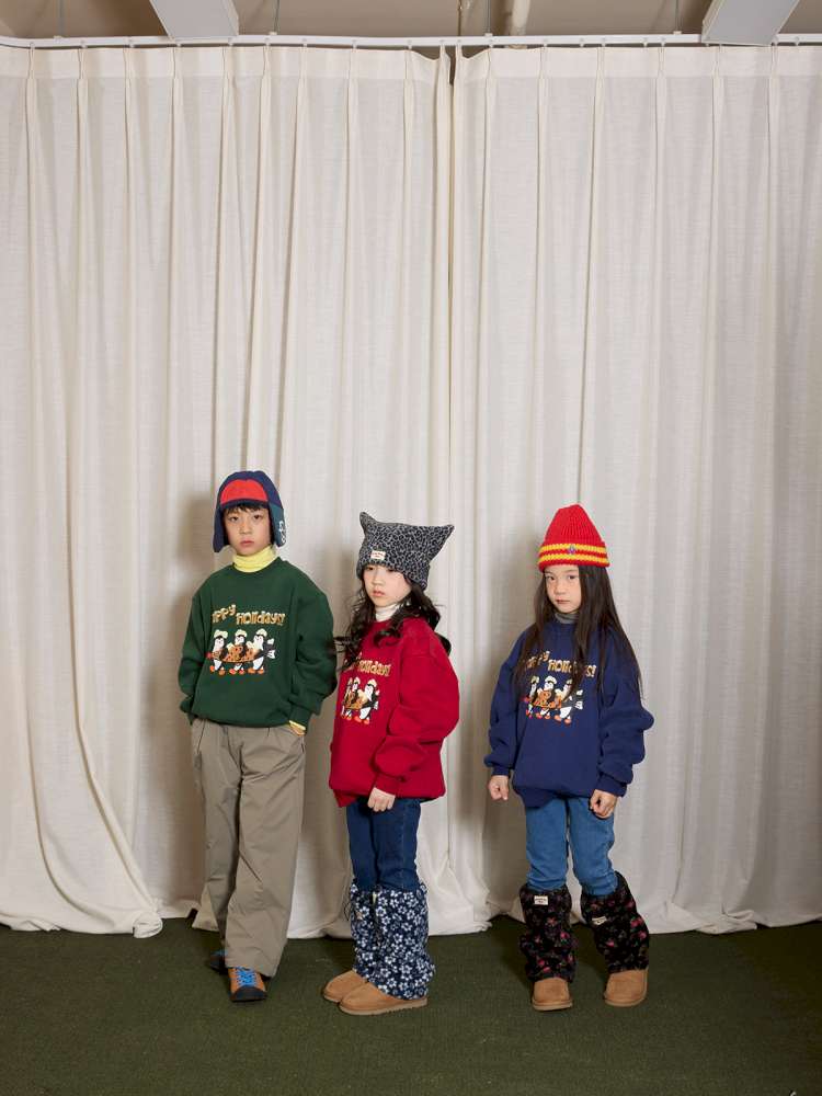 トレーナー・フーディ yummy&rocky | 3D Penguin Luminous Plush Hoodie ペンギン 蓄光プリント 裏起毛 スウェット【mh0020060】