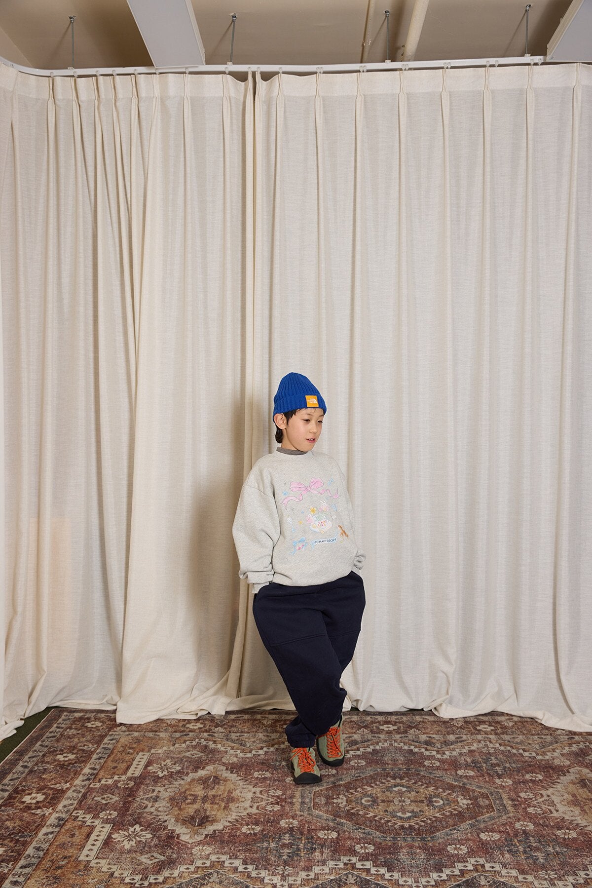 トレーナー・フーディ yummy&rocky | Animal Print Fleece Thermal Sweatshirt アニマルプリント暖かフリーススウェット【mh0020097】
