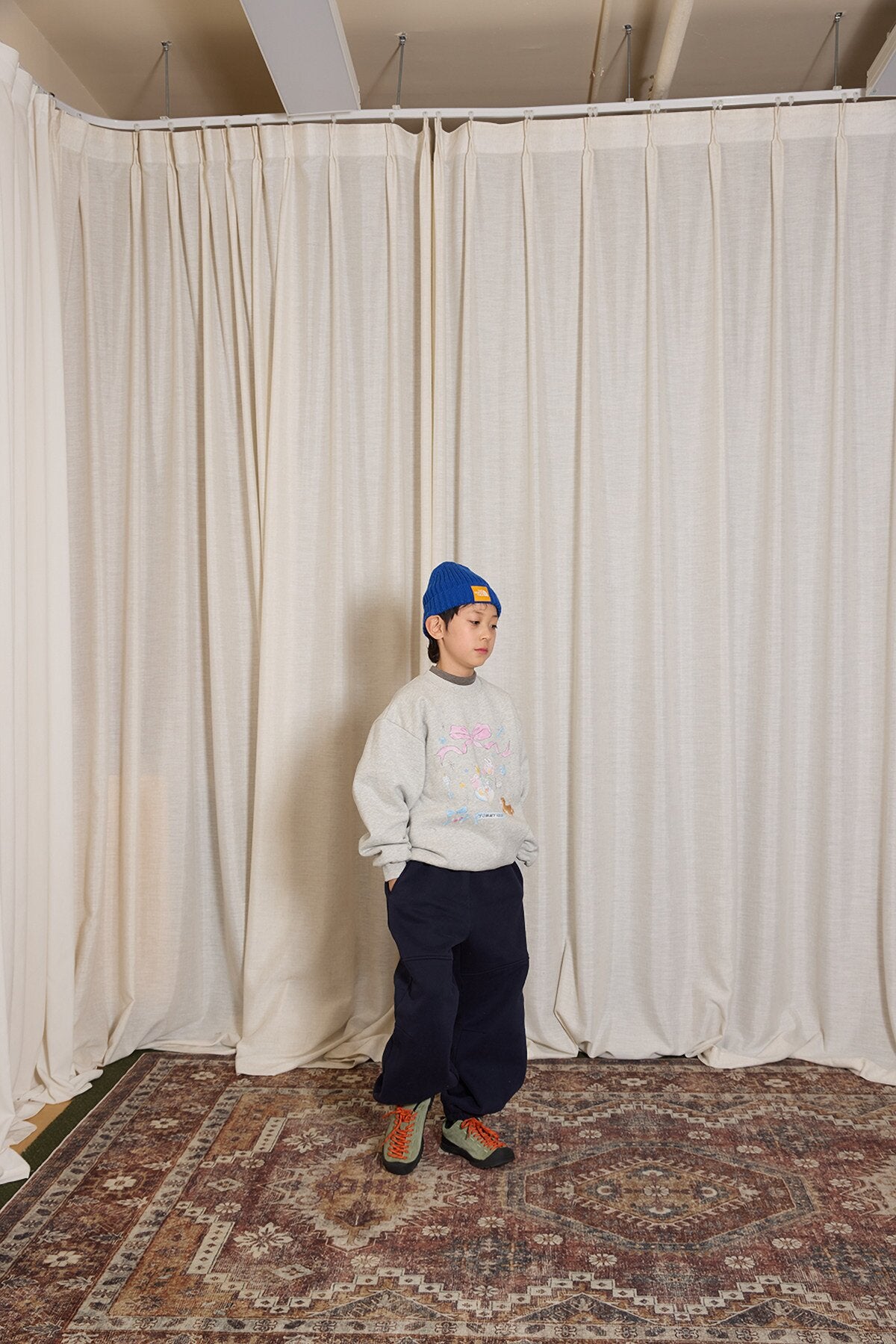 トレーナー・フーディ yummy&rocky | Animal Print Fleece Thermal Sweatshirt アニマルプリント暖かフリーススウェット【mh0020097】