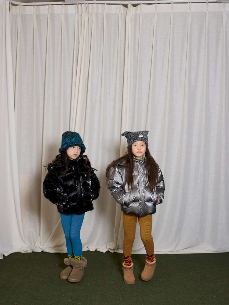 レギンスパンツ yummy&rocky | Antibacterial Striped Stretch Leggings 抗菌 防寒 配色ボーダー レギンス【mh0020064】