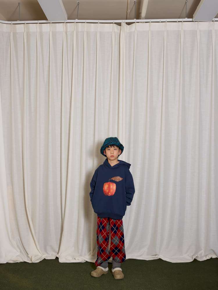 長袖セットアップ yummy&rocky | Checkerboard Wool Soft Knit Set Up チェッカーボード ウール セットアップ【mh0020040】