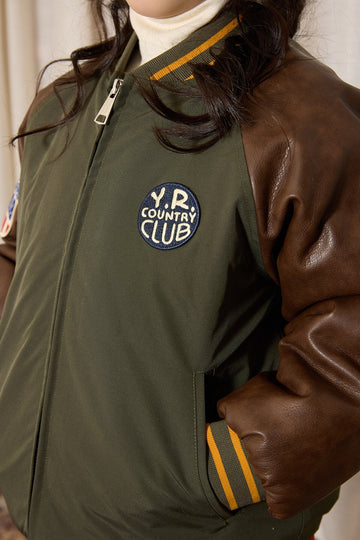ショートコート・ジャケット・ジャンパー yummy&rocky | Custom Badge Thinsulate Flight Jacket ワッペン付フライトジャケット【mh0020093】