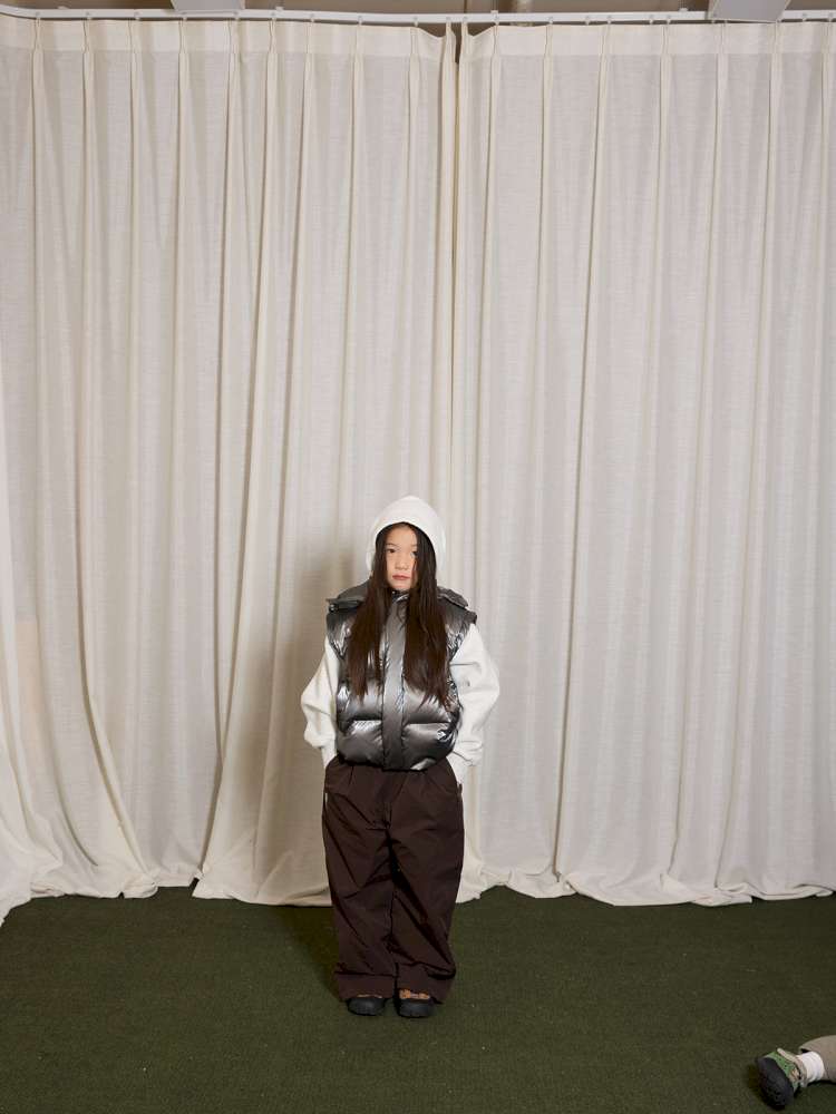 ショートコート・ジャケット・ジャンパー yummy&rocky | Detachable Sleeve Hooded Duck Down Jacket 4WAY仕様 デタッチャブル ダウンジャケット【mh0020039】