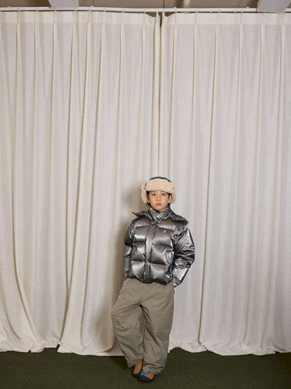 ショートコート・ジャケット・ジャンパー yummy&rocky | Detachable Sleeve Hooded Duck Down Jacket 4WAY仕様 デタッチャブル ダウンジャケット【mh0020039】