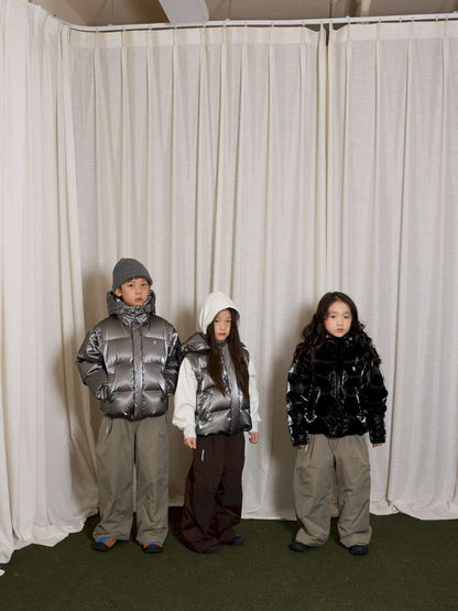 ショートコート・ジャケット・ジャンパー yummy&rocky | Detachable Sleeve Hooded Duck Down Jacket 4WAY仕様 デタッチャブル ダウンジャケット【mh0020039】