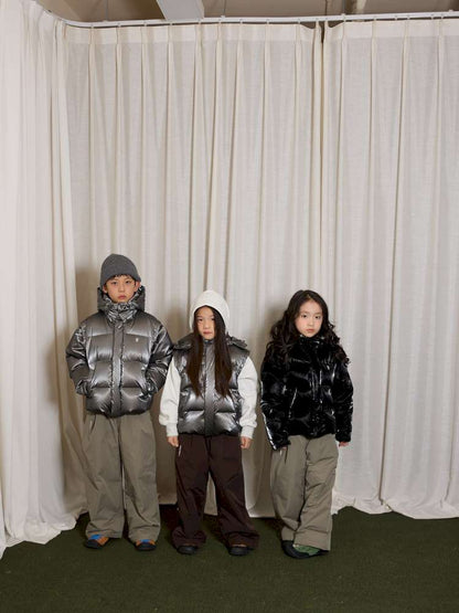 ショートコート・ジャケット・ジャンパー yummy&rocky | Detachable Sleeve Hooded Duck Down Jacket 4WAY仕様 デタッチャブル ダウンジャケット【mh0020039】