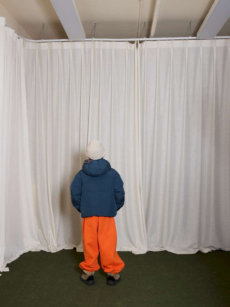 ショートコート・ジャケット・ジャンパー yummy&rocky | Fluffy Hooded Mula Duck Down Jacket フーデッド ダックダウン ジャケット【mh0020043】