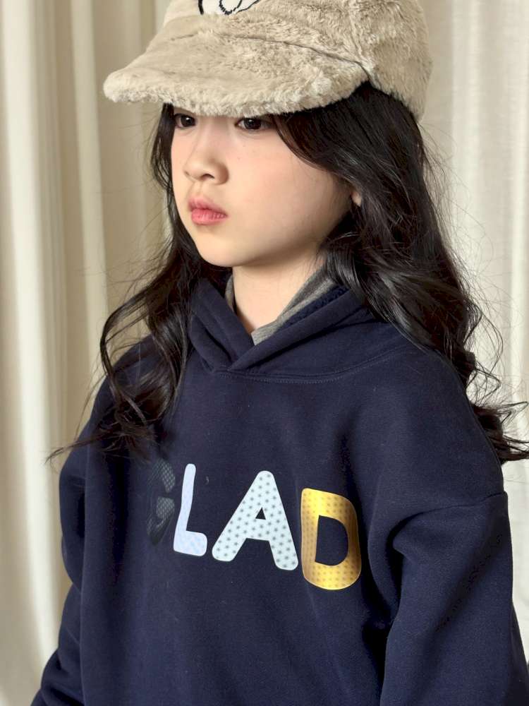 長袖セットアップ yummy&rocky | Grating Anti-Static Fleece Tracksuit スマイリープリント 裏起毛 セットアップ【mh0020055】