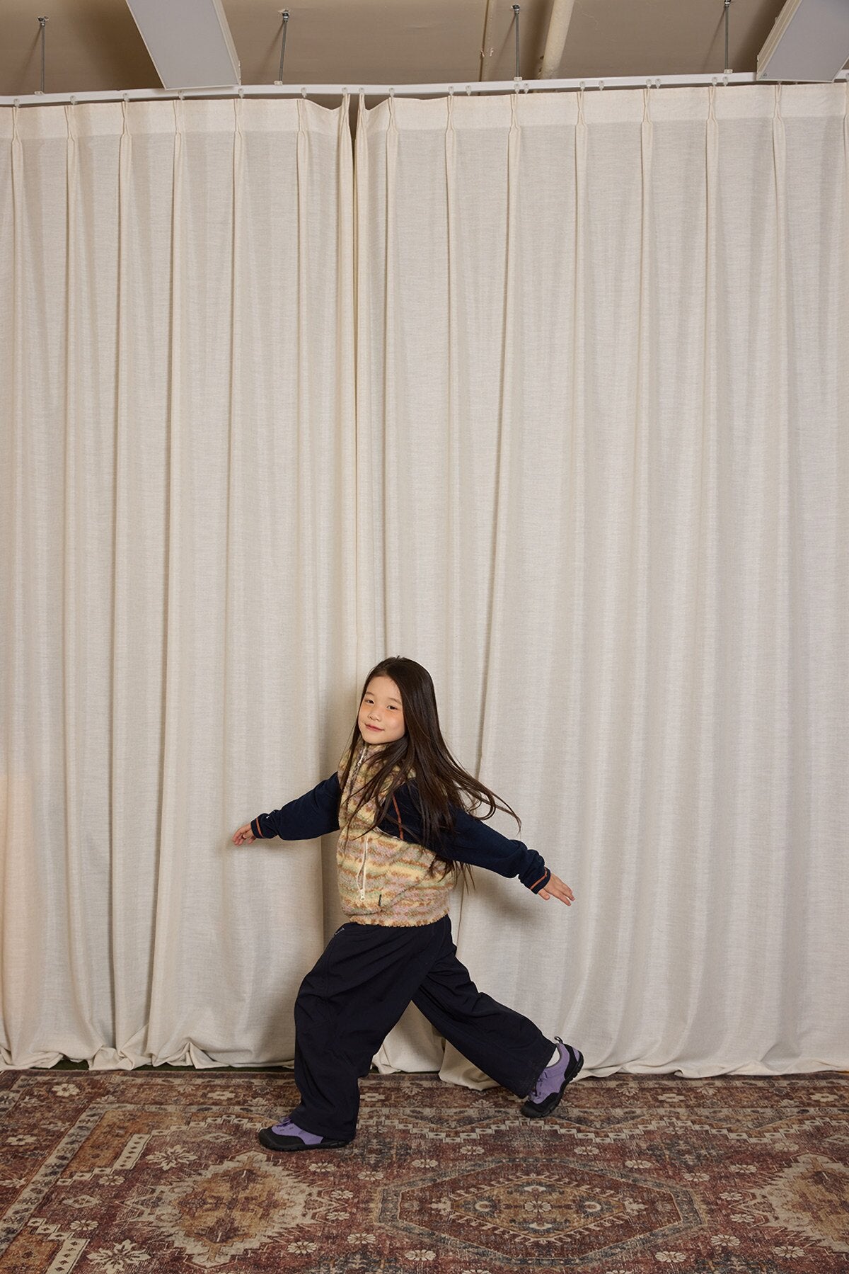 ベスト yummy&rocky | Imitation Lamb Wool Warm Vest ボアスタンドカラーベスト【mh0020099】