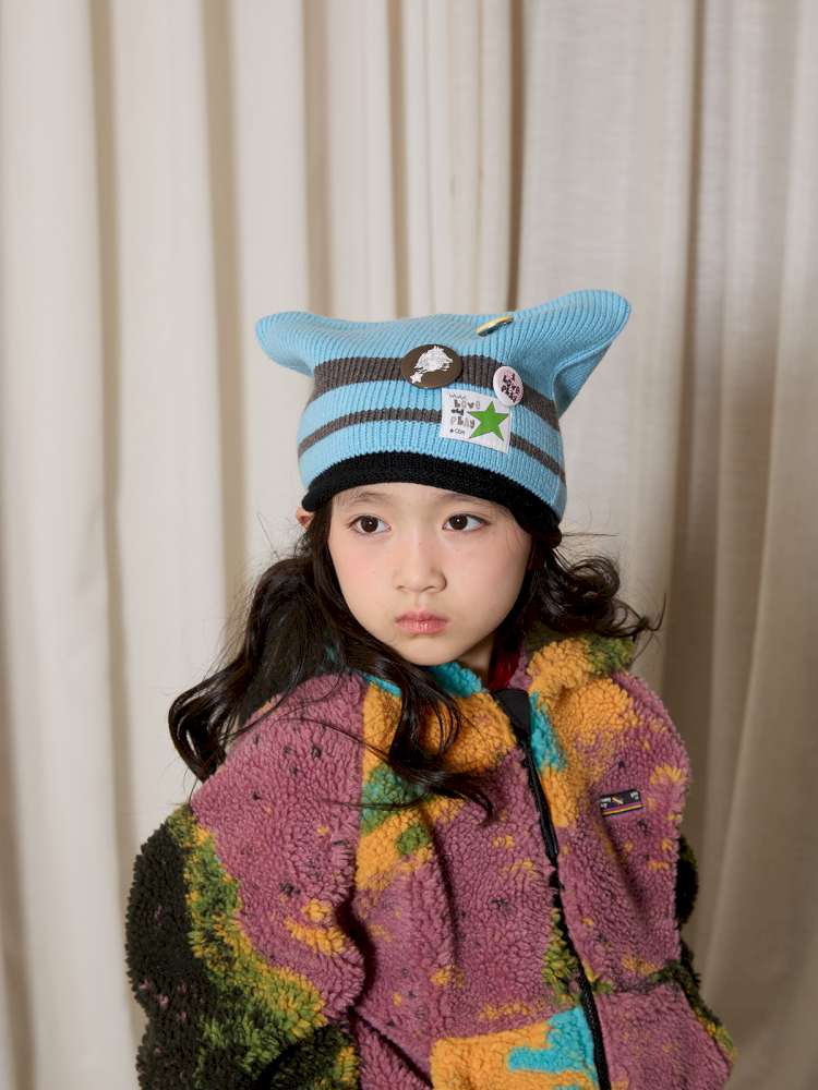 長袖セットアップ yummy&rocky | Lamb Wool Fleece Hooded Tracksuit ボアベスト付き 裏起毛 セットアップ【mh0020058】