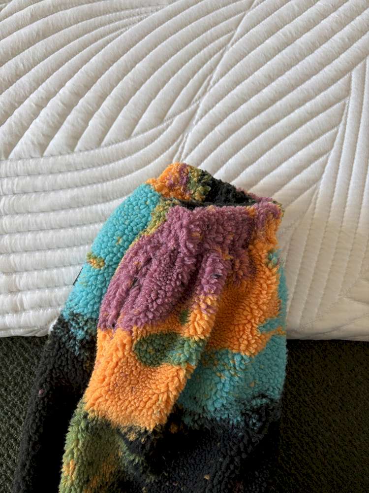 長袖セットアップ yummy&rocky | Lamb Wool Fleece Hooded Tracksuit ボアベスト付き 裏起毛 セットアップ【mh0020058】