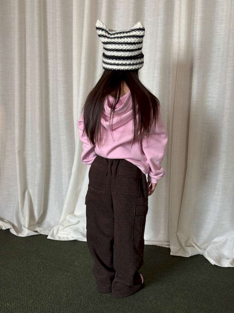 ロングパンツ・スウェットパンツ yummy&rocky | Leopard Print Thickened Fleece Pants レオパード柄 裏起毛 ストレートパンツ【mh0020061】