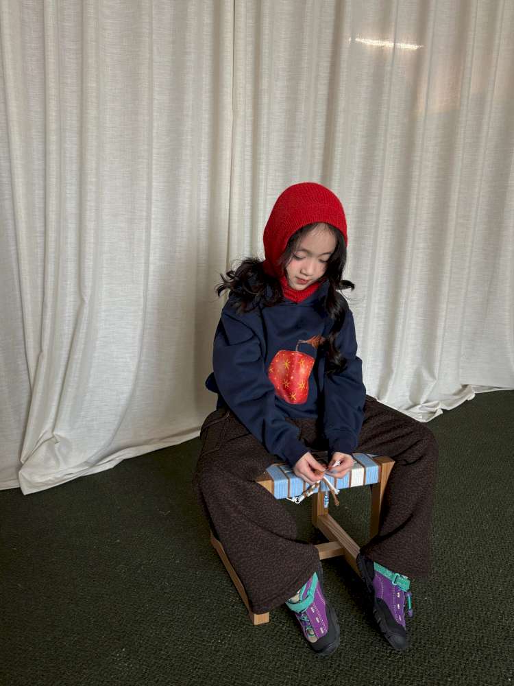 ロングパンツ・スウェットパンツ yummy&rocky | Leopard Print Thickened Fleece Pants レオパード柄 裏起毛 ストレートパンツ【mh0020061】